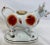 Antique Staffordshire Cow Milk Pitcher / Creamer From England - Circa 19th Century. Very nice early piece! One of the ears...
