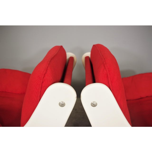 Set of Red Armchairs, 1970 For Sale - Image 12 of 18