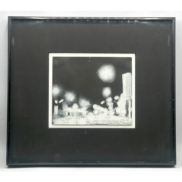Peter Alexander — L.A. Nights Series(1987-1995), Signed Original Pastel, 1991 An original 1991 pastel on paper by Peter...