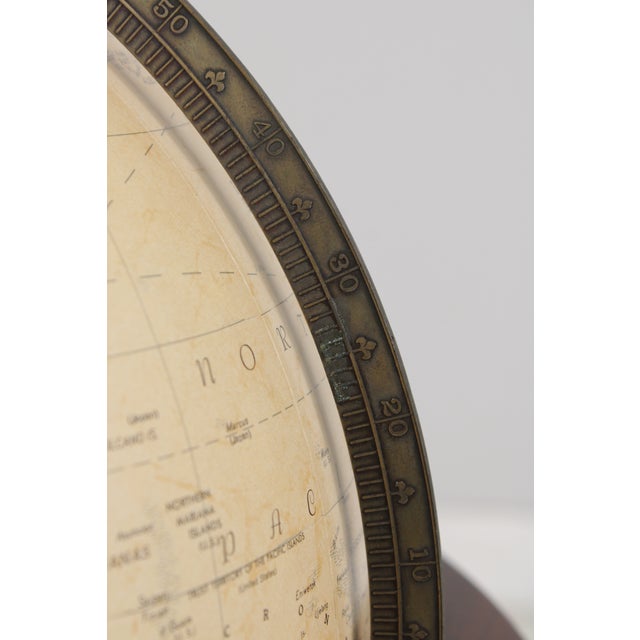 Brandt Replogle Globe/Mahogany Stand For Sale - Image 14 of 17