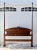 Brown Statton Mahogany Full Size High Poster Headboard Vintage Mid Century Bed 70s For Sale - Image 8 of 12