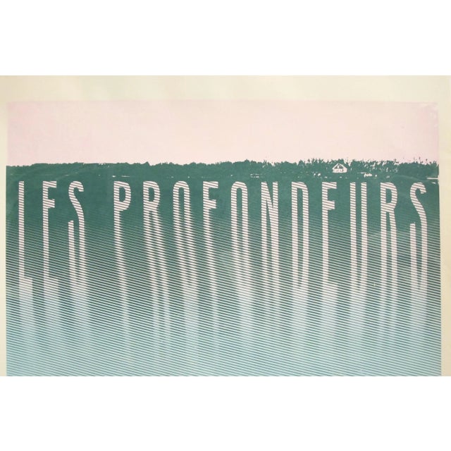 Contemporary 2019 Contemporary Movie Poster by Sébastien Lépine - Les Profondeurs For Sale - Image 3 of 6