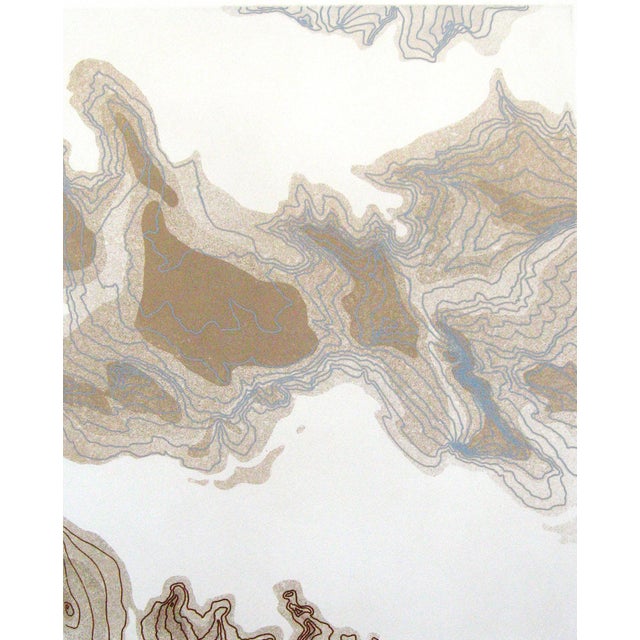 Paula Crane "Archipelago Iii" Hand Signed Limited Edition Etching