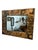 Ogt Recycled Antique Ceiling Tin Tile Mirror For Sale - Image 6 of 7