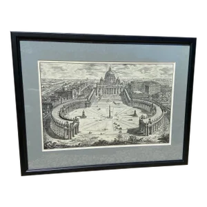 Campus Martius Etching After Giovanni Battista Piranesi