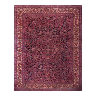 Early 20th Century Persian Sarouk Carpet ( 10'10" x 13'9" - 330 x 420 ) For Sale