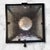 1910s Arts & Crafts Black Pendant Light With Ice Glass For Sale In South Bend - Image 6 of 8