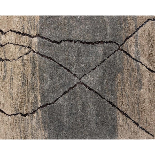 Hand-Knotted Wool Premium Rug by Azele Studio For Sale - Image 10 of 11