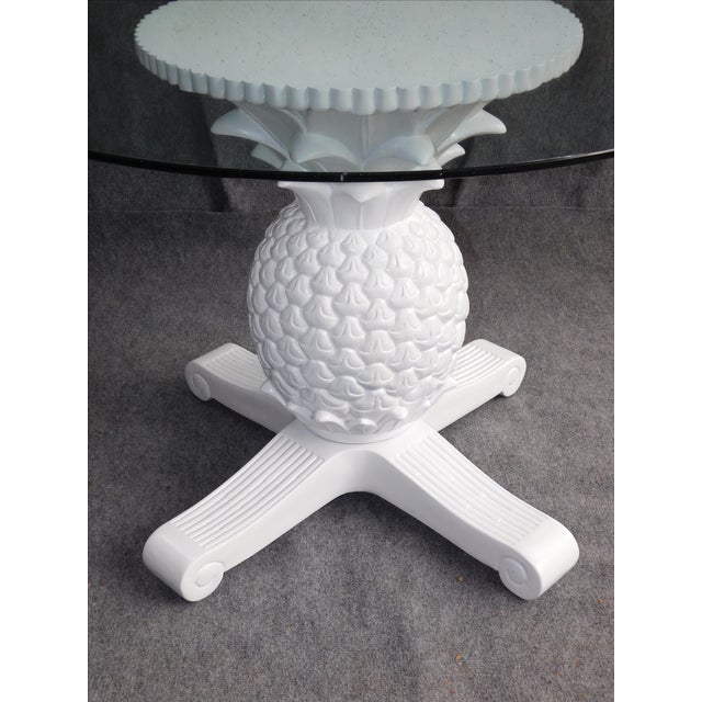 Pineapple Glass Top Dining Table Chairish