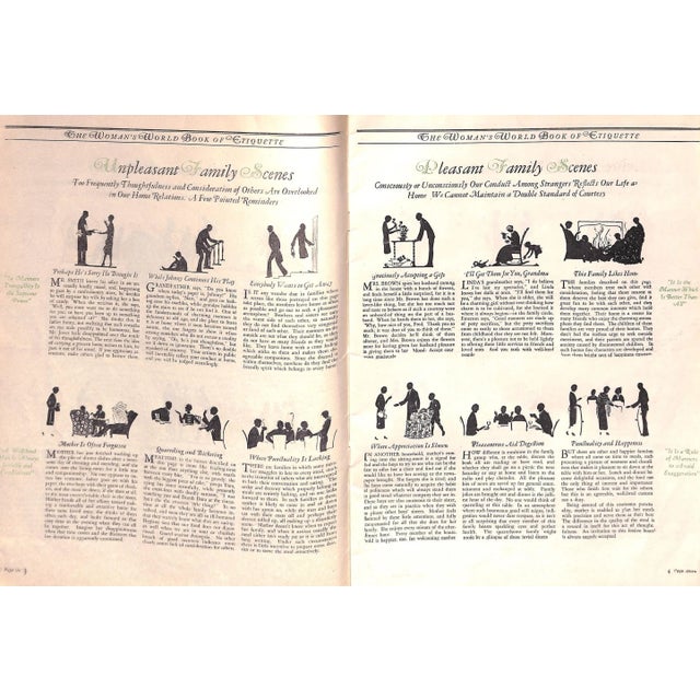 "The Woman's World Book of Etiquette: A Useful Guide for Everyone in Every Day Life" 1928 For Sale In New York - Image 6 of 9
