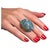 Bochic “Orient” Vintage Sapphire, Garant & Blue Opal Set In 18K Gold & Silver For Sale In New York - Image 6 of 12