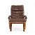 Ingmar Relling for Westnofa Mid Century Leather Lounge Chair and Ottoman The chair measures: 29 wide x 37 deep x 35.75...