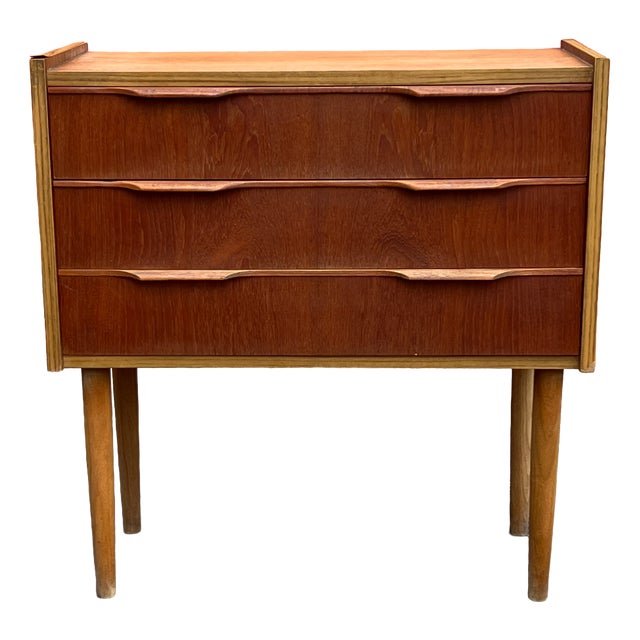 Vintage Danish Teak Chest of Drawers, 1960s For Sale