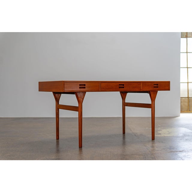 Teak Desk by Nanna Ditzel for Søren Willadsen, 1958 For Sale - Image 6 of 16