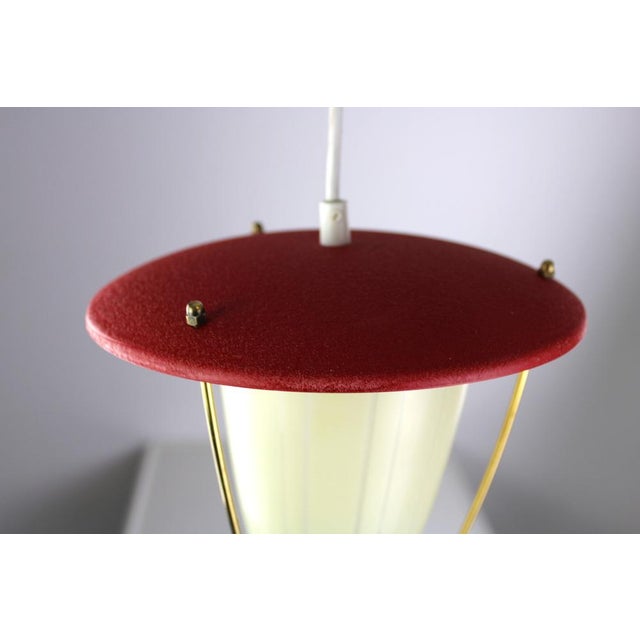 Hanging Lamp from Moletz Leuchten, Vienna, 1950s For Sale - Image 4 of 9