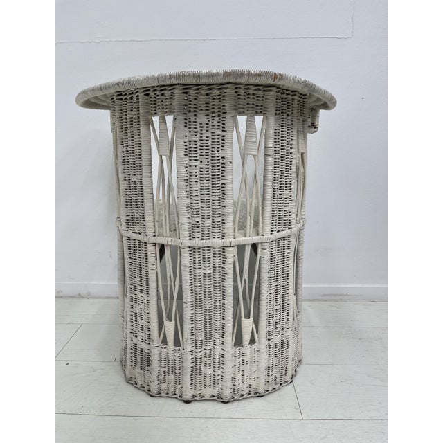 Vienna Secession Wicker Armchair from Prag-Rudniker, Austria, 1900 For Sale - Image 4 of 8