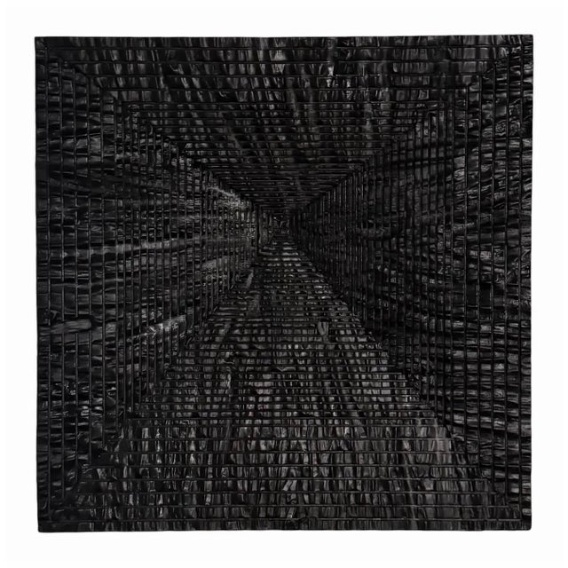 This dramatic pair of Kyoto Concave Wall Panels from Studio A Home by Global Views showcases an intricate hand-carved...
