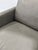 Leather Swivel Chair Dark Grey For Sale - Image 4 of 5