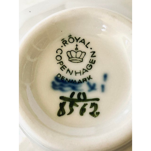 Royal Copenhagen Blue Flower Demitasse Cup and Saucer For Sale - Image 10 of 10
