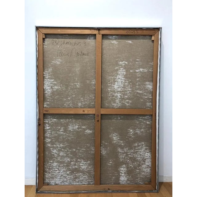 Pierre Montant, Characters 3, Oil on Canvas, Framed For Sale - Image 9 of 11