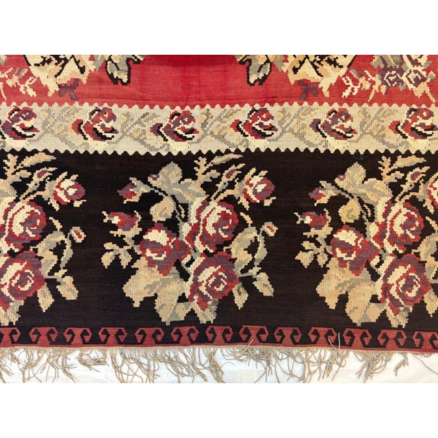 Antique Bessarabian KIlim, 9'2" X 11'2" For Sale - Image 4 of 7