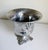 Vintage Arthur Court bottle chiller or ice bucket featuring a polished aluminum-alloy finish with sculpted grape clusters...