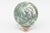 Vintage Mother of Pearl Over Wood Sphere Orb Sculpture on Lucite Base For Sale