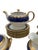 Mid 20th Century Minton “Cobalt & Gold” Pattern G6262 – Complete Tea Set for Eight - 30 Pieces For Sale - Image 15 of 16