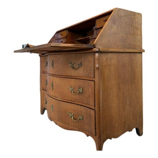 Antique Walnut Chest of Drawers with Secretaire For Sale