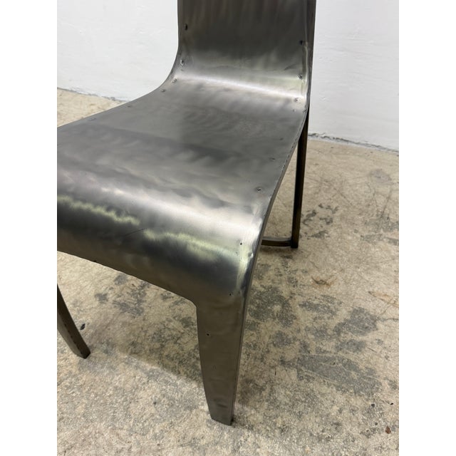 Hothouse Canada Custom Welded Steel Side or Occasional Chair, 1990s For Sale - Image 14 of 18