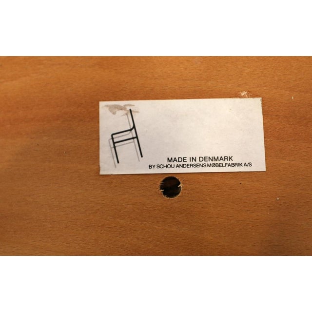 Mid-Century Modern Dining Chair in Teak from Schou Andersen Møbelfabrik, Denmark, 1960s For Sale - Image 3 of 9