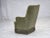 Danish Highback Armchair in Green Furniture Velour, 1970s For Sale - Image 9 of 17