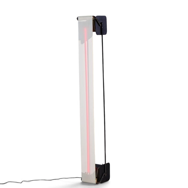 Mid 20th Century Mid 20th Century Dan Chelsea and Rudi Stern for George Kovacs Mid Century Modern Neon Torchiere Floor Lamp For Sale - Image 5 of 8