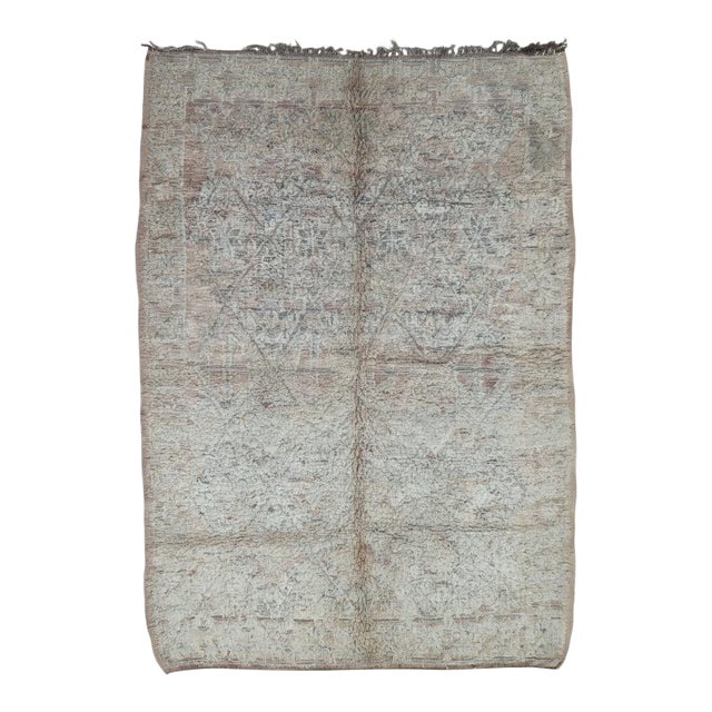 Moroccan Beni Mguild Wool Rug - 10.5 X 6.9 Ft For Sale
