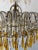 1920s Italian Micro-Beaded Tiered Yellow Crystal Prisms Chandelier C 1920 Amber For Sale - Image 5 of 12