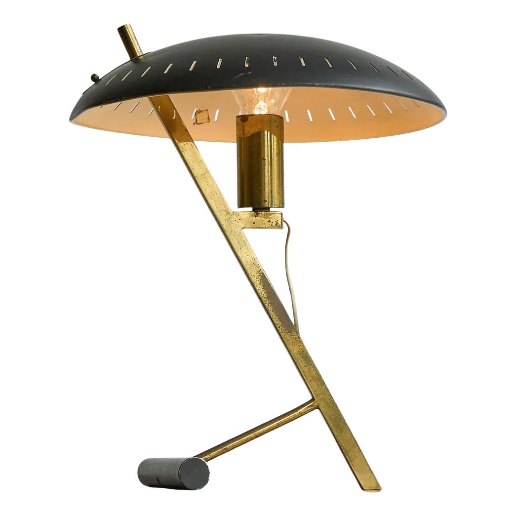 Vintage Dutch Table Lamp by Louis Kalff for Philips, 1950s | Chairish