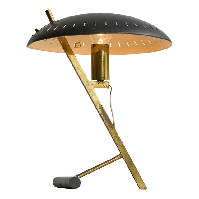 Vintage Dutch Table Lamp by Louis Kalff for Philips, 1950s For Sale