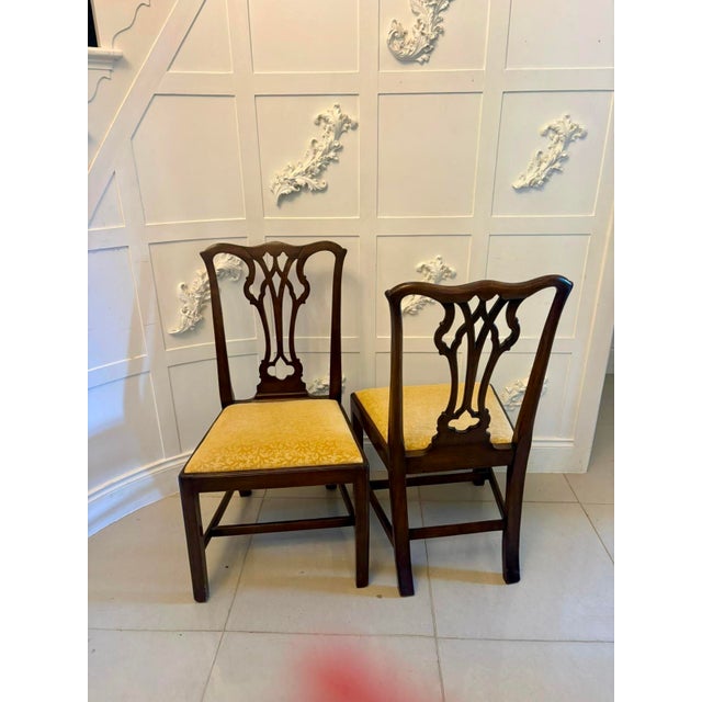 Antique English Victorian Mahogany Carver Dining Chairs, 1880s, Set of 8 For Sale - Image 6 of 18