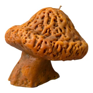 Large Mid Century Mushroom Candle Sculpture For Sale