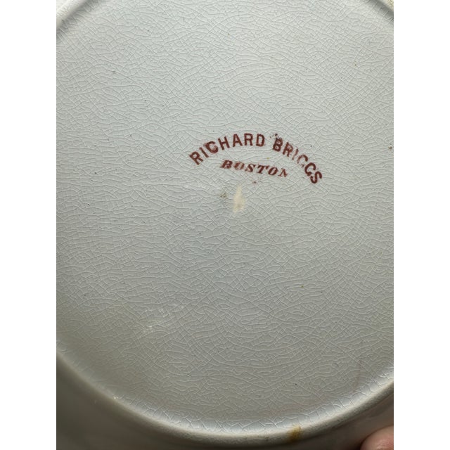 Victorian Antique Decorative Dog Plate For Sale - Image 3 of 9