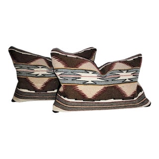 1940s Pair of Beautiful Weaving Pillows For Sale