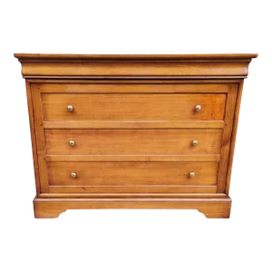 1970s French Cherry Chest of Drawers