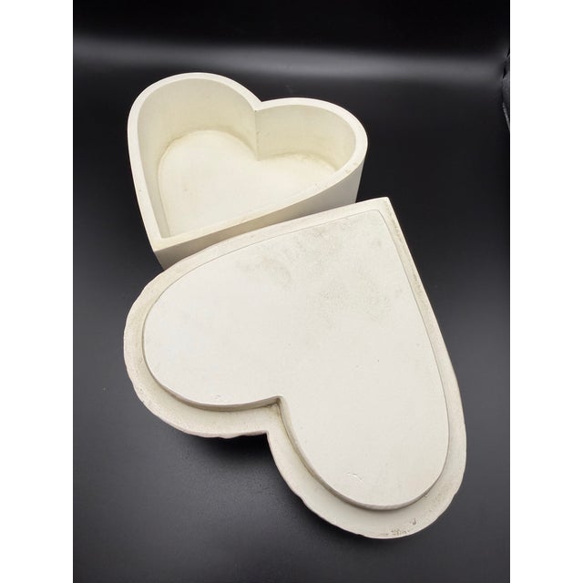 Vintage 2004 House Parts Sculptural Seashell Heart-Shaped Box For Sale - Image 10 of 12