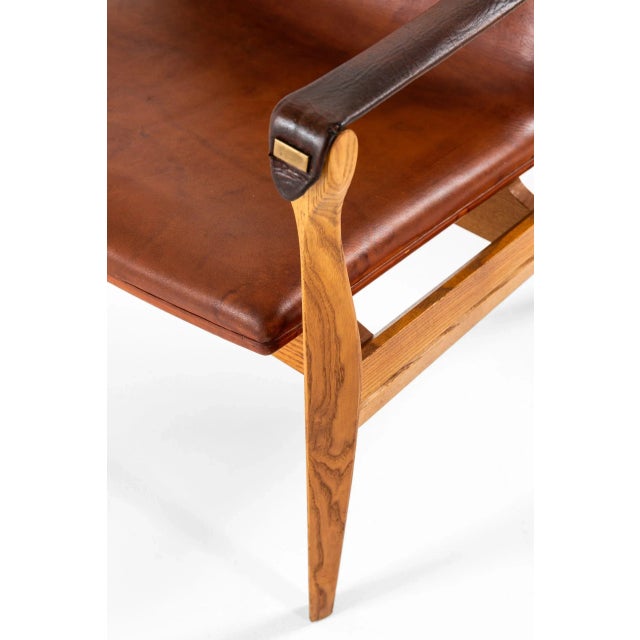 Danish Easy Chairs by Karen & Ebbe Clemmensen for Fritz Hansen For Sale - Image 3 of 8