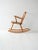 Scandinavian Rocking Chair in Beech and Teak, 1960s For Sale - Image 6 of 9