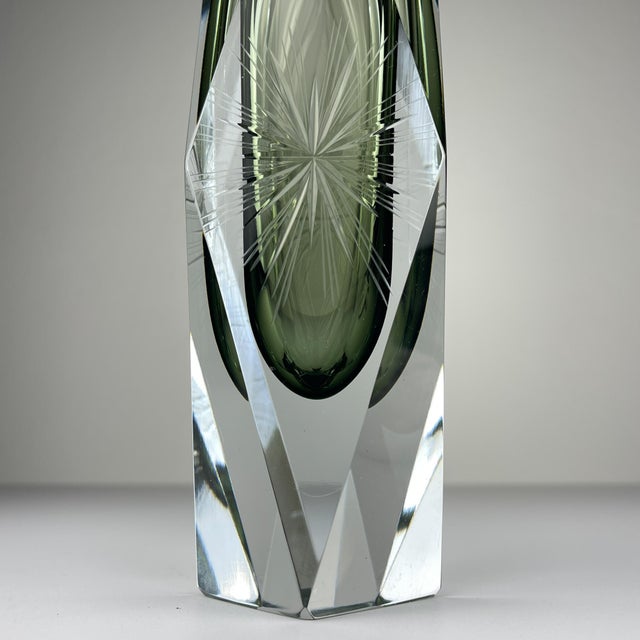 Sommerso Murano Glass Vase by Pagnin & Bon, Italy, 1960s For Sale - Image 10 of 16