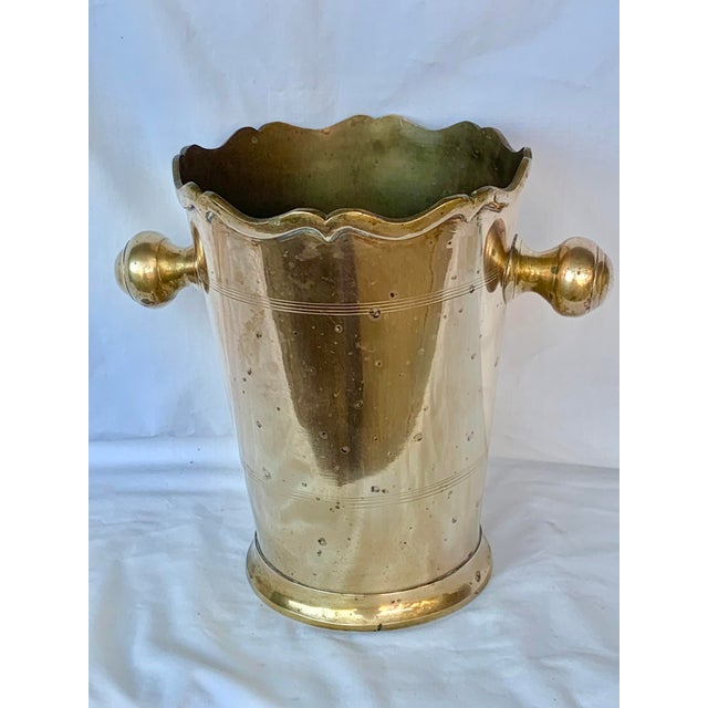 Vintage Brass Champagne Bucket Chairish