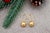 Earrings in 19.2k Gold, Set of 2 For Sale - Image 5 of 6
