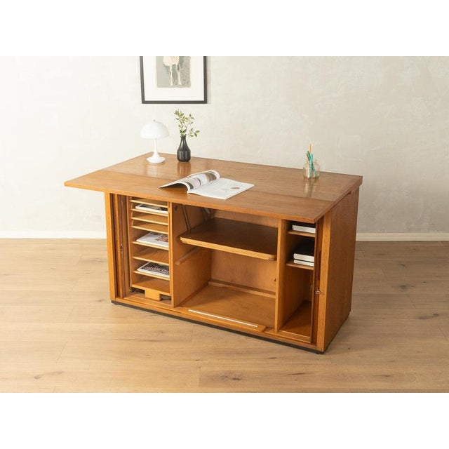 Mid-Century Modern Desk in Solid Wood, 1960s For Sale - Image 6 of 18