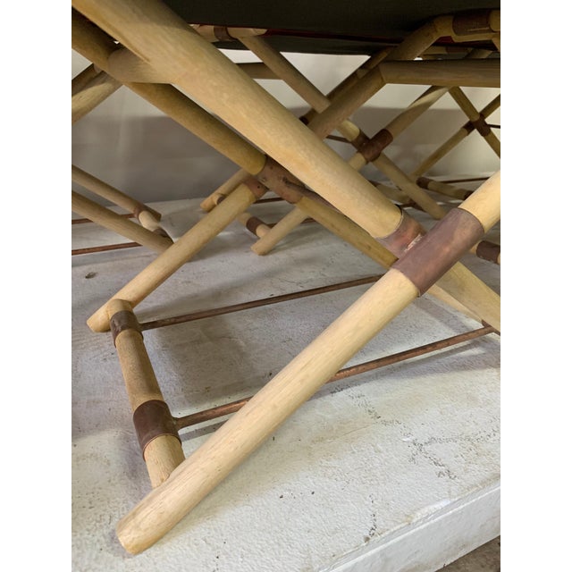 Vintage JMF Style Director Chairs - Set of 8 For Sale - Image 12 of 18